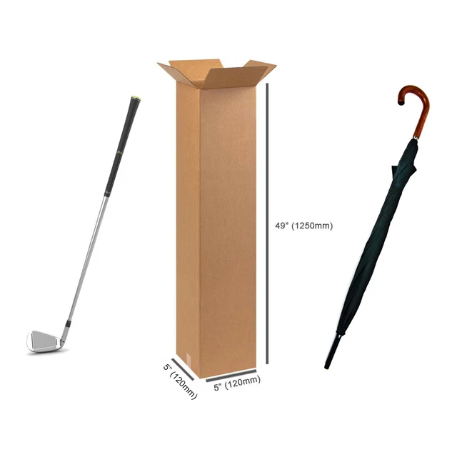 GOLF CLUB BOX Cartons 49" X 5"X 5" 1250mm×127mm×127mm Long Umbrella