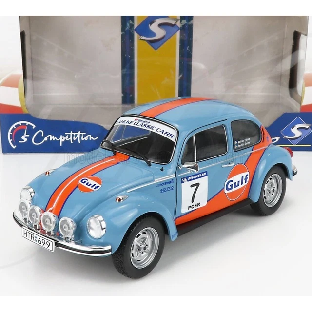 [Fr] Solido Volkswagen Beetle 1303 Team Gulf N 7 Rally Colds Balls 2019 Light Bl