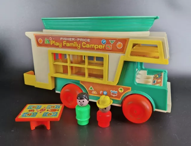 Vintage Fisher Price Little People - Play Family Camper - 1972