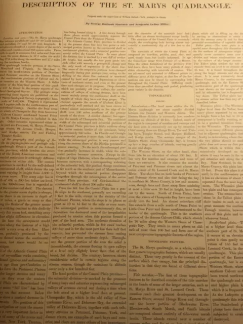 Geologic Atlas of the United States Folio ST. MARYS MARYLAND VIRGINIA 1904 2