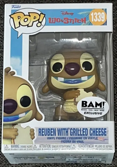 Disney's Lilo & Stitch Funko Pop Bam Exclusive Reuben With Grilled Cheese #1339