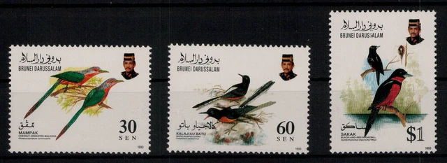 Brunei; Vögel 1993 kpl. **