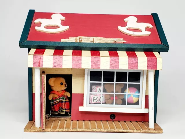 Music In Motion Animated Music Box Swiss Cuendet Village Toy Shoppe-Toyland