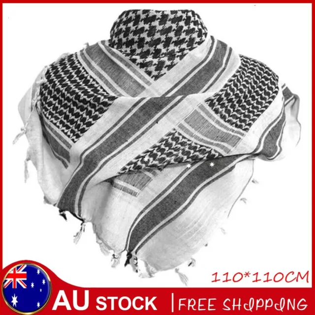 Keffiyeh Arab Scarf Palestine Shemagh Original Arafat Black and White