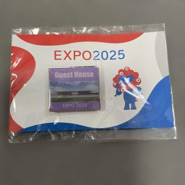 OSAKA EXPO 2025 Guest House Pin Badge Collectible Japan