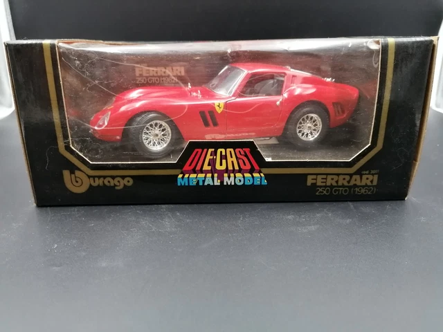 Bburago 1/18 Ferrari 250 GTO 1962 - Rallye #96 Rouge - NEUF - Cod. 3011