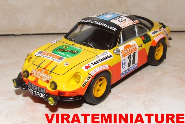Alpine - A110 Rally Bandama 1974 - Modèle Presse - 1/43 - Voiture