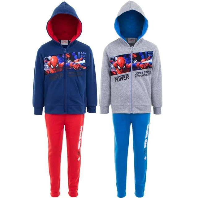 Tuta bimbo Spiderman abbigliamento bambino Spider man completo 3 4 5 6 7 8 anni