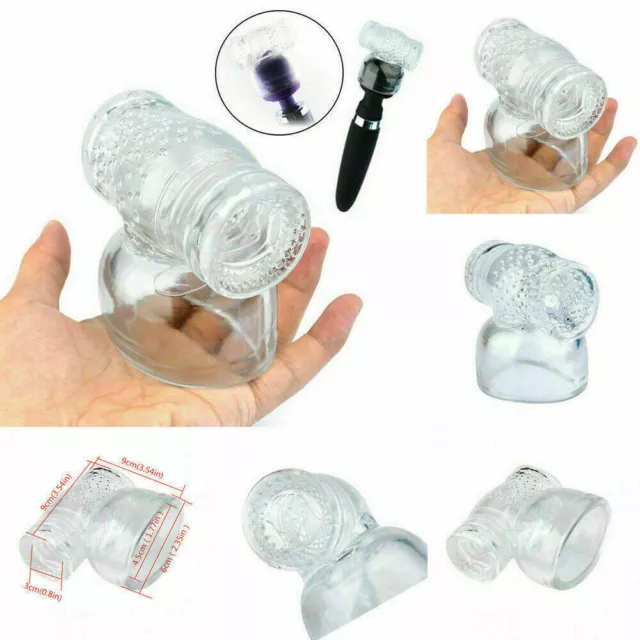 Clear TPE Male Humming Bird Attachment Hitachi Magic Wand Massager Accessory