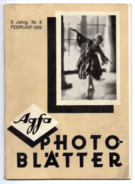 Agfa Photoblätter Nr. 7 Januar 1929