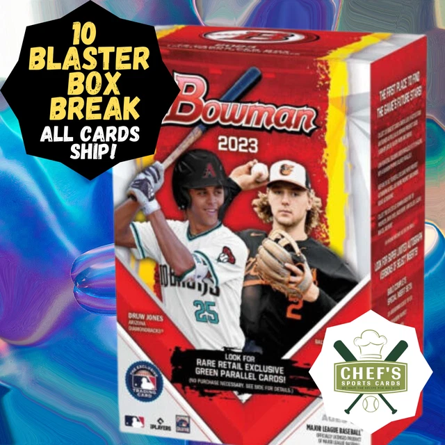 PITTSBURGH PIRATES 2023 Bowman Baseball 10 Blaster Box (1/4 Case