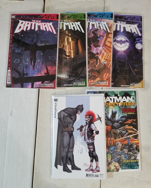Dc Comics The Next Batman 1-4 Batman Annual 5 Secret Files 3 Comic Book Lot