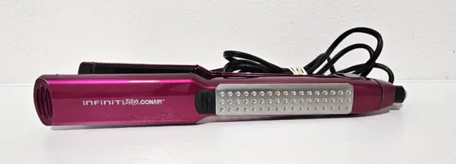 Conair Infiniti Pro 1.5" Tourmaline Ceramic Flat Iron Hair Straightener Pink