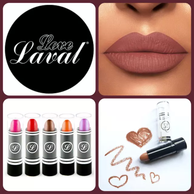 Laval Cosmetics Moisturising Colour Lipstick Assorted Shades Choose Yours