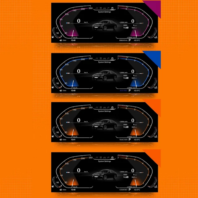 Cluster Strumenti Digitale Cluster Strumenti Digitali Velocitàmetro Cruscotto