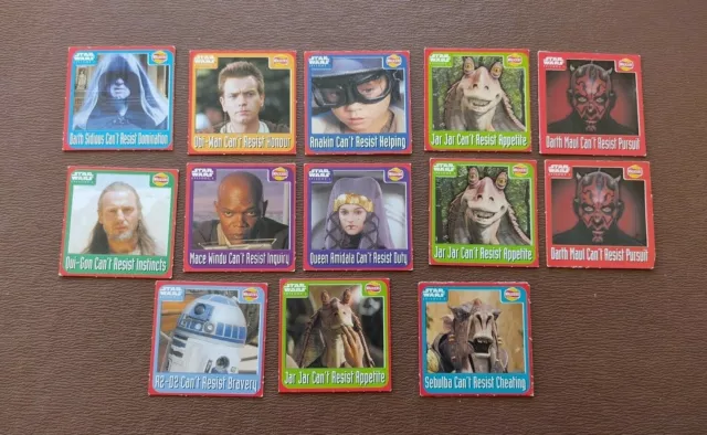 Star Wars 1999 Episode One Walkers Crisps Promo Scratch Cards