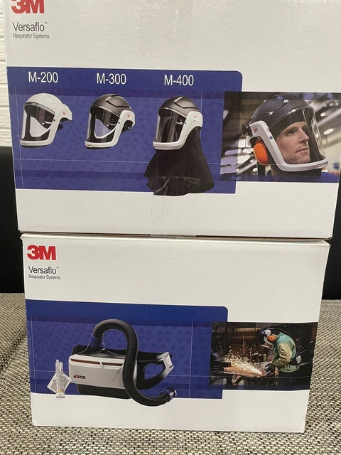 Sistema ventilatore 3M™ Versaflo™ pacchetto di avviamento, casco TR-619E & Versaflo M407. Nuovo