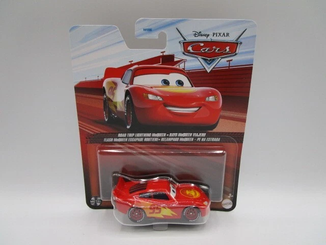 DISNEY PIXAR CARS Road Trip Lightning McQueen Die Cast Car Metal Series ...