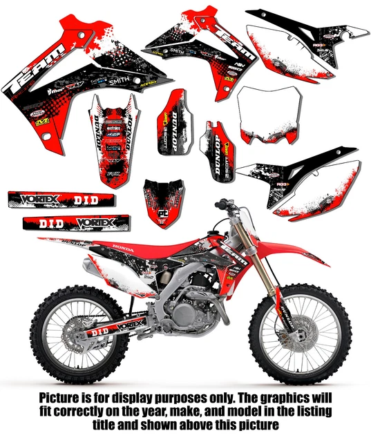 Kit Stickers Graphiques HONDA TRX 90 2006-2024 – Autocollants Vinyle Custom
