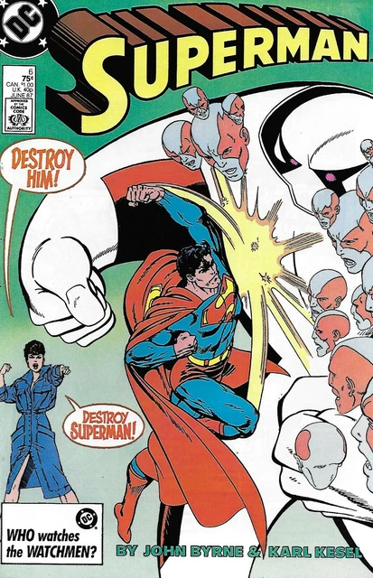 Superman Comic 6 Copper Age First Print 1987 John Byrne Karl Kesel Ziuko Marvel