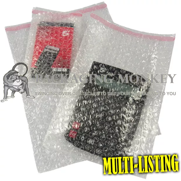 Quality Clear Bubble Wrap Pouches Bags Envelopes Self Seal Packaging *All Sizes*