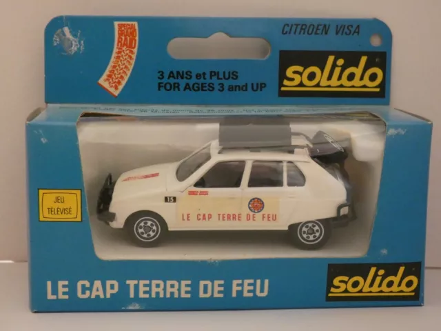 Citroën Visa "TV CANADA" jeu tv spécial Grand Raid - Solido 1/43º made in France