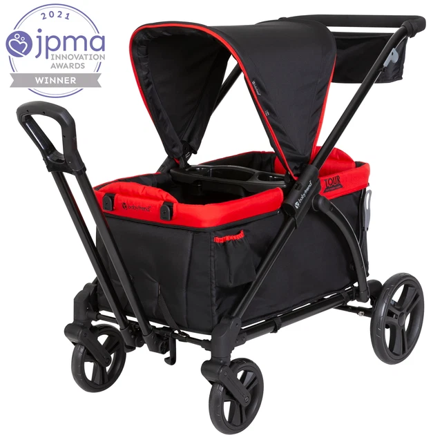 Tour 2-in-1 Stroller Wagon - Mars Red - Red New