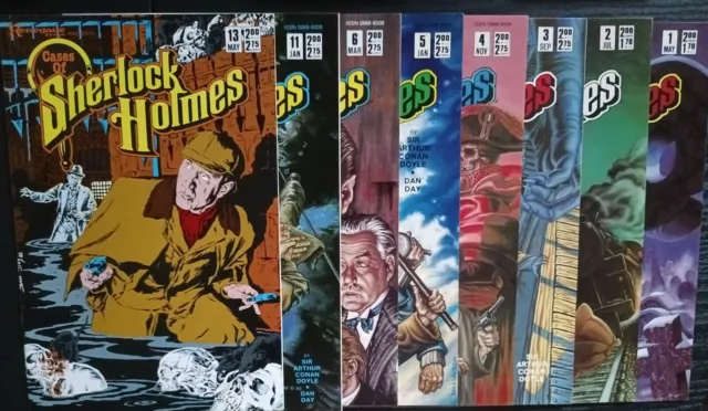 Cases of Sherlock Holmes NM Lot #1 - #6, #11, #13  Renegade Press 1986