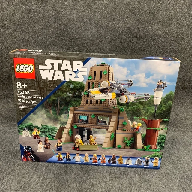 LEGO 75365 STAR Wars Yavin 4 Rebel Base for Ages 8+, Sealed Box Has ...