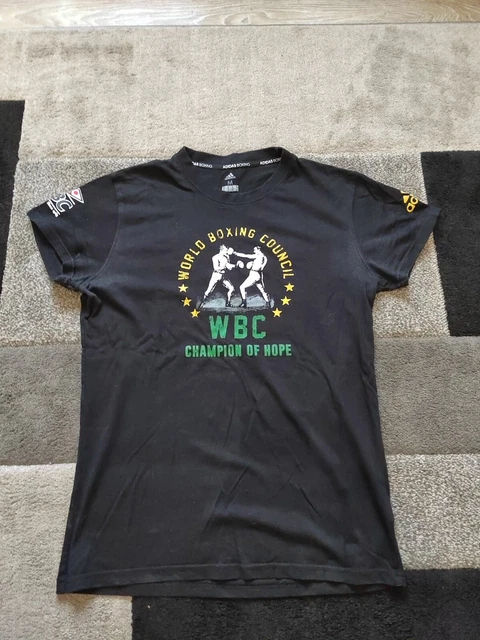 Men's Adidas WBC Boxing Tshirt Medium Skinny Fit