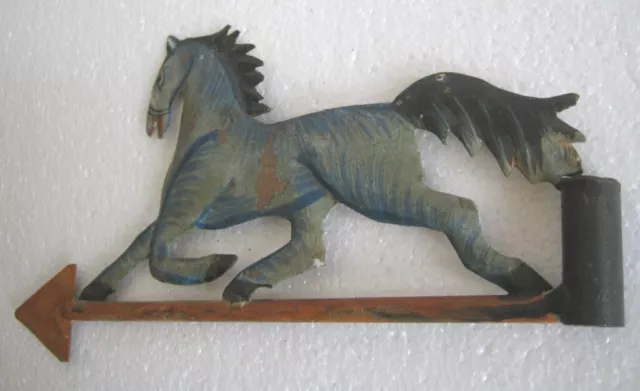 Tin Running Horse Weather Vane Cutout Weathervane .