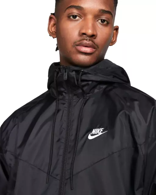 Nike Mens Sportswear Windrunner Jacket in Blk/Wht, Different Sizes, DA0001-010 2
