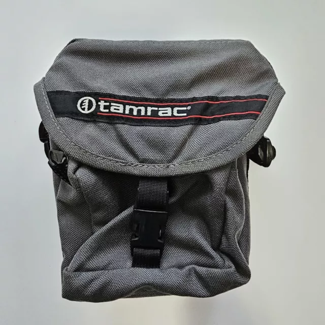 Vintage Tamrac Gray Rugged Padded Camera EDC Belt Shoulder Bag 600R USA Made