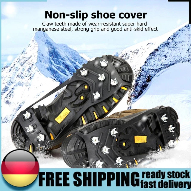 Trendyest Schuhspikes, Steigeisen für Bergschuhe, Ice Klampen Steigeisen mit 8 Z