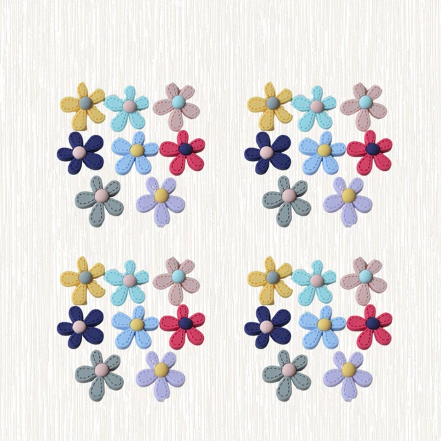 100 Pcs scrapbooking flatback Blumenverzierung Zubehör Für Handyhüllen Ha