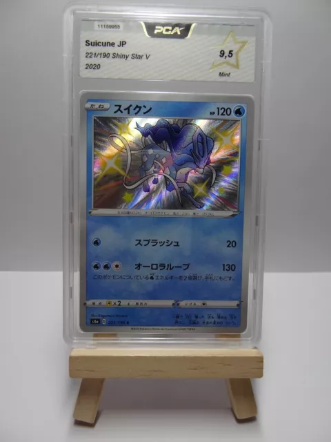 Carte Pokémon " Suicune " Shiny 221/190 s4a Shiny Star V - PCA 9,5 - Mint - JPN