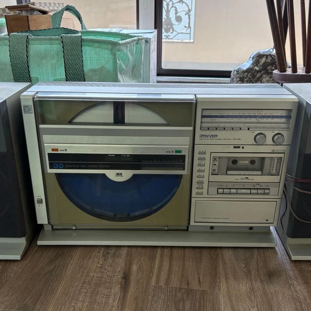 SHARP VZ-V3S BOTH Sides Dual Play Stereo System Linear Tracking