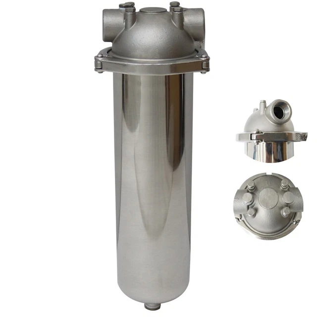 HIGH PRESSURE CARTRIDGE Filter Housing 3/4" NPT Full Port inlet and