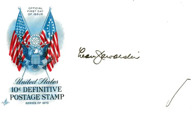 Leon Jaworski - Watergate - Personally Autographed First Day Cover