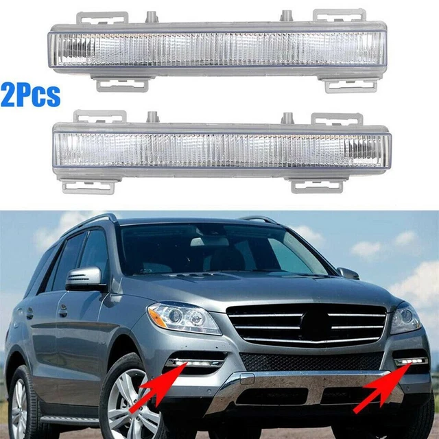 1 Pair Daytime Running Light Fog Bulbs For Mercedes C/E Class W204 W212 R172 LED