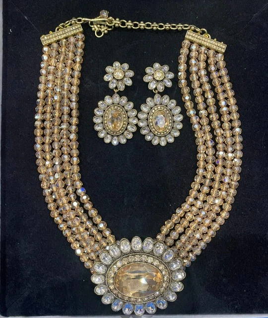 Heidi Daus Set "Dazzling Delight" (Necklace &  Earrings)