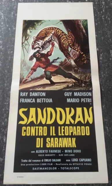 Locandina - SANDOKAN CONTRO IL LEOPARDO DI SARAWAK - 1964