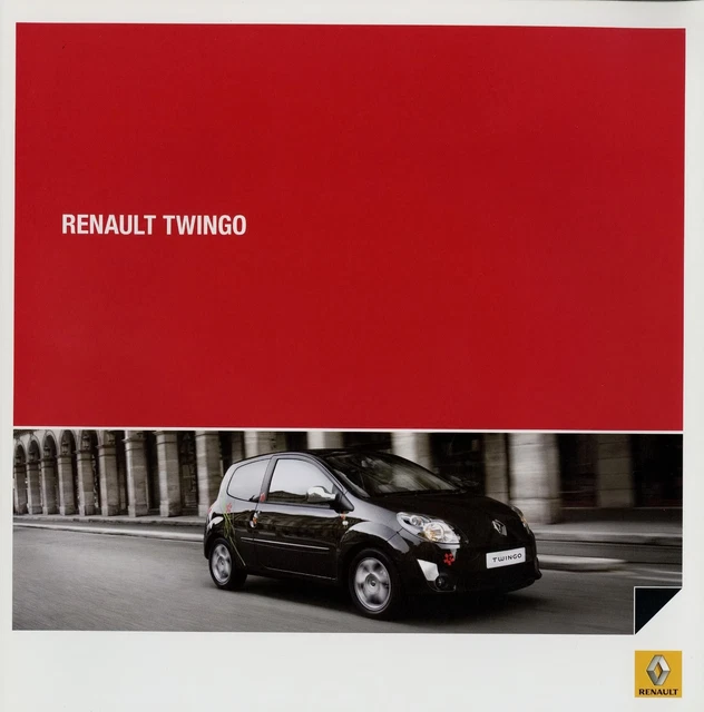 Renault Twingo Prospekt 2009 10/09 D broschyr brosjyre catalogue catalogus