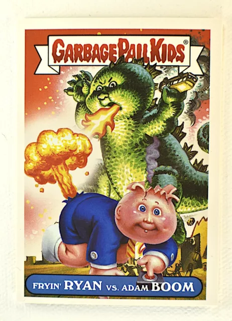 Garbage Pail Kids Fryin' Ryan Vs. Adam Boom Atomic Toybox Topps Promo Sdcc, 2021