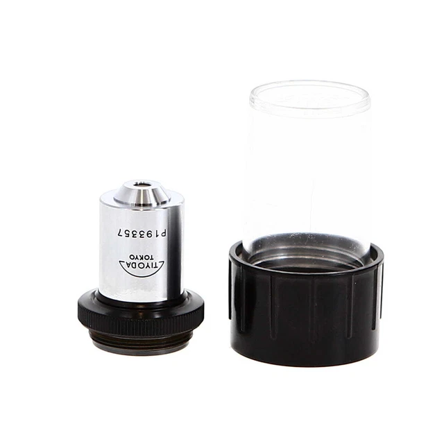Lente microscópica Tiyoda 10 0,25 con estuche