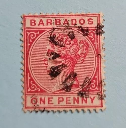 Barbados Great Britain  Queen Victoria Old Stamps Sellos Timbres