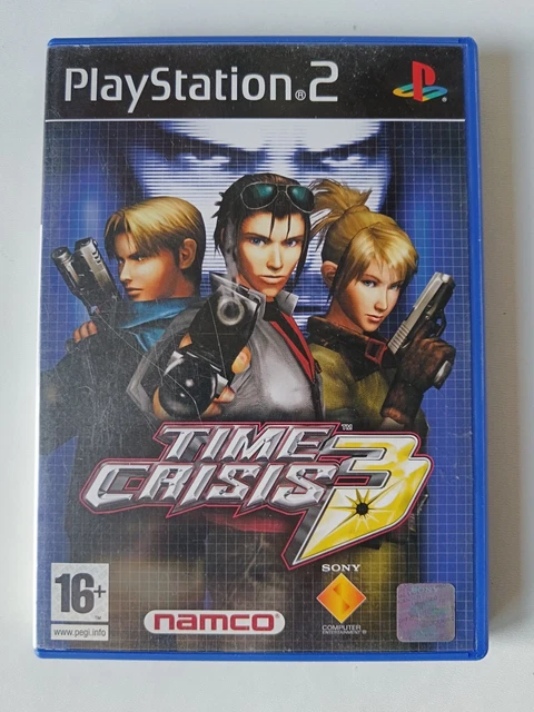Jeu PS1 Time Crisis – Version PAL FR, Boîte + Jeu + Notice, Bon État
