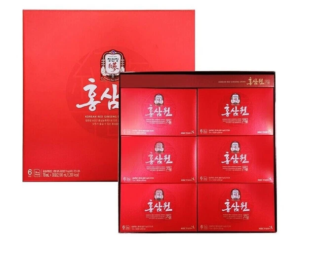 KGC Cheong Kwan Jang Koean bebida roja de ginseng 70 ml x 30 paquete de apoyo a la inmunidad