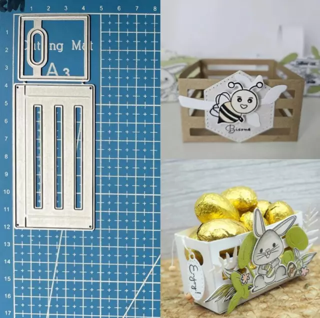 Mini Box Metal Cutting Dies DIY Scrapbooking Embossing Paper Card Crafts Stencil
