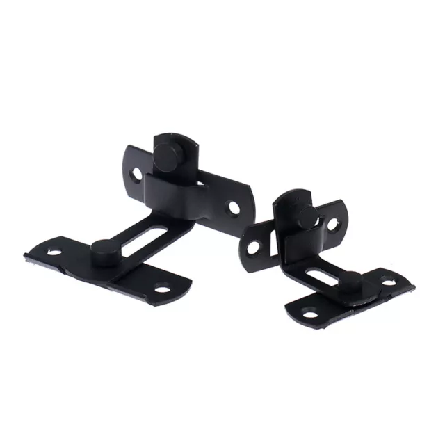 Barn Door Cast Steel Hook Latch Lock Decoration Right Angle Sliding Door Buc  QH